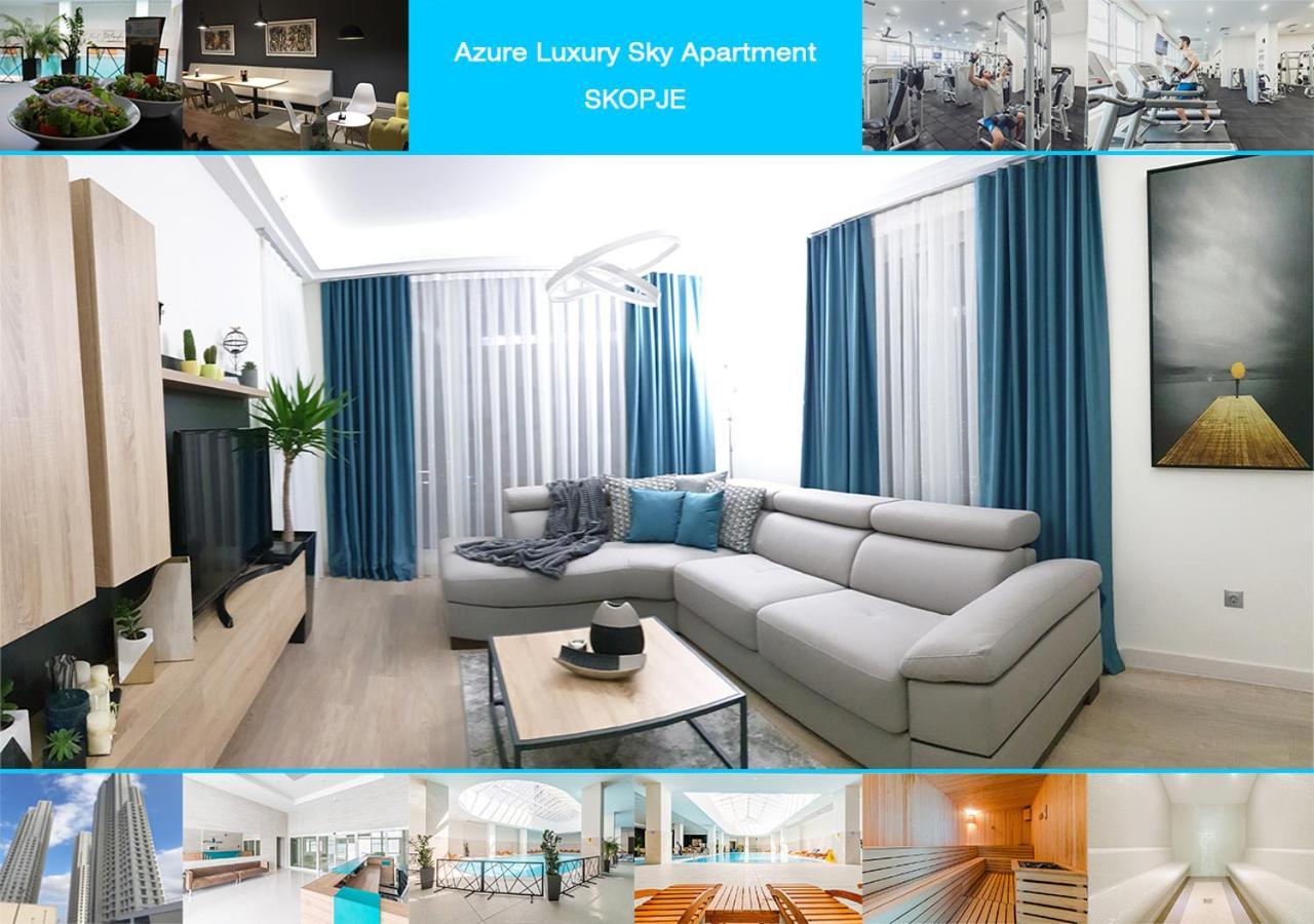 Апартамент Azure Luxury Sky Скопие